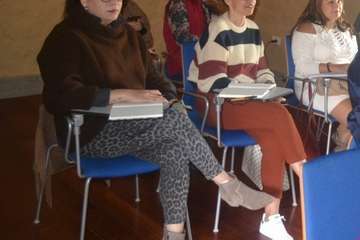 Juancho Armas pone el colofón al taller de escritura de la Casa-Museo de Telde (Foto Inma Perera)